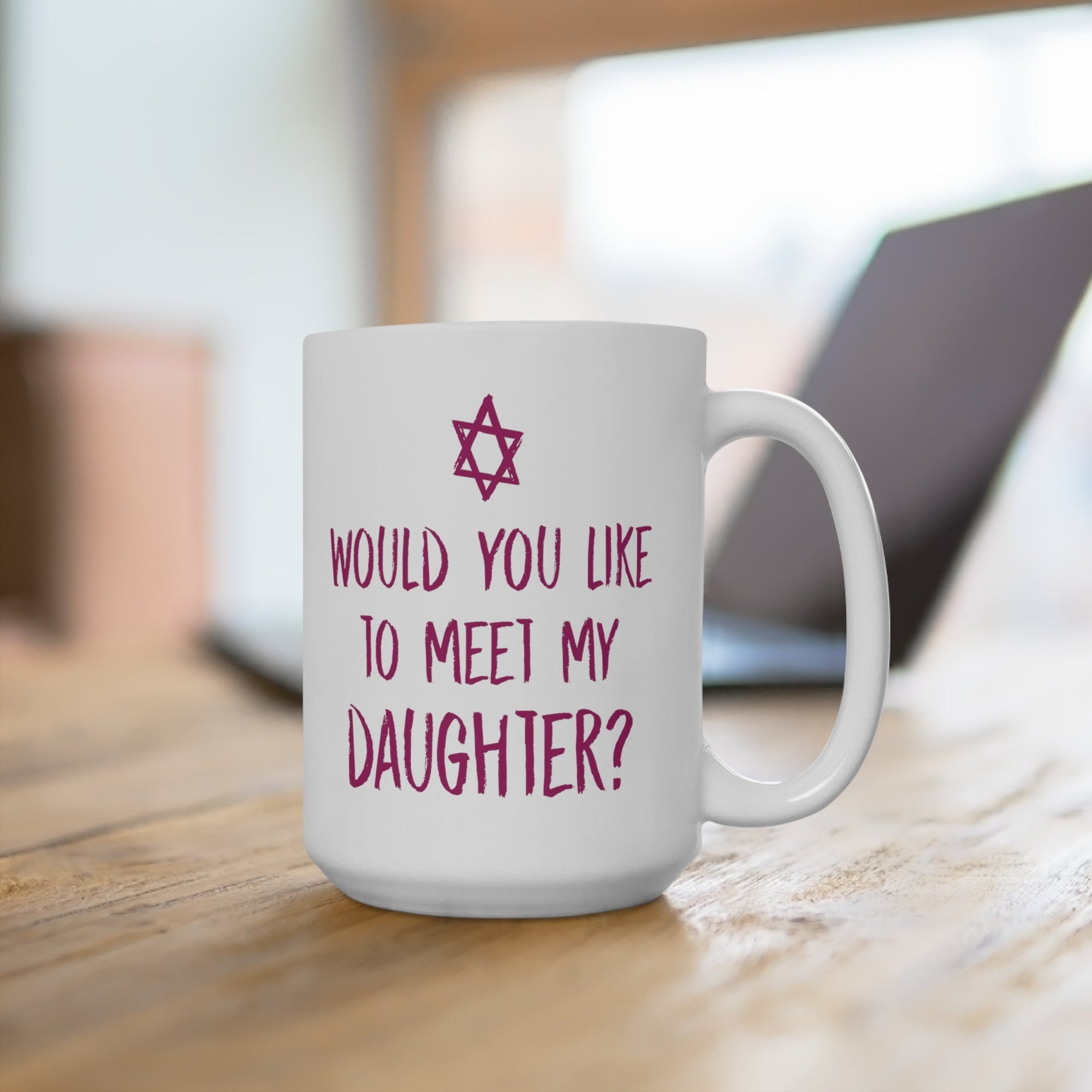 Meet My Daughter Ceramic Mug - Shop Israel