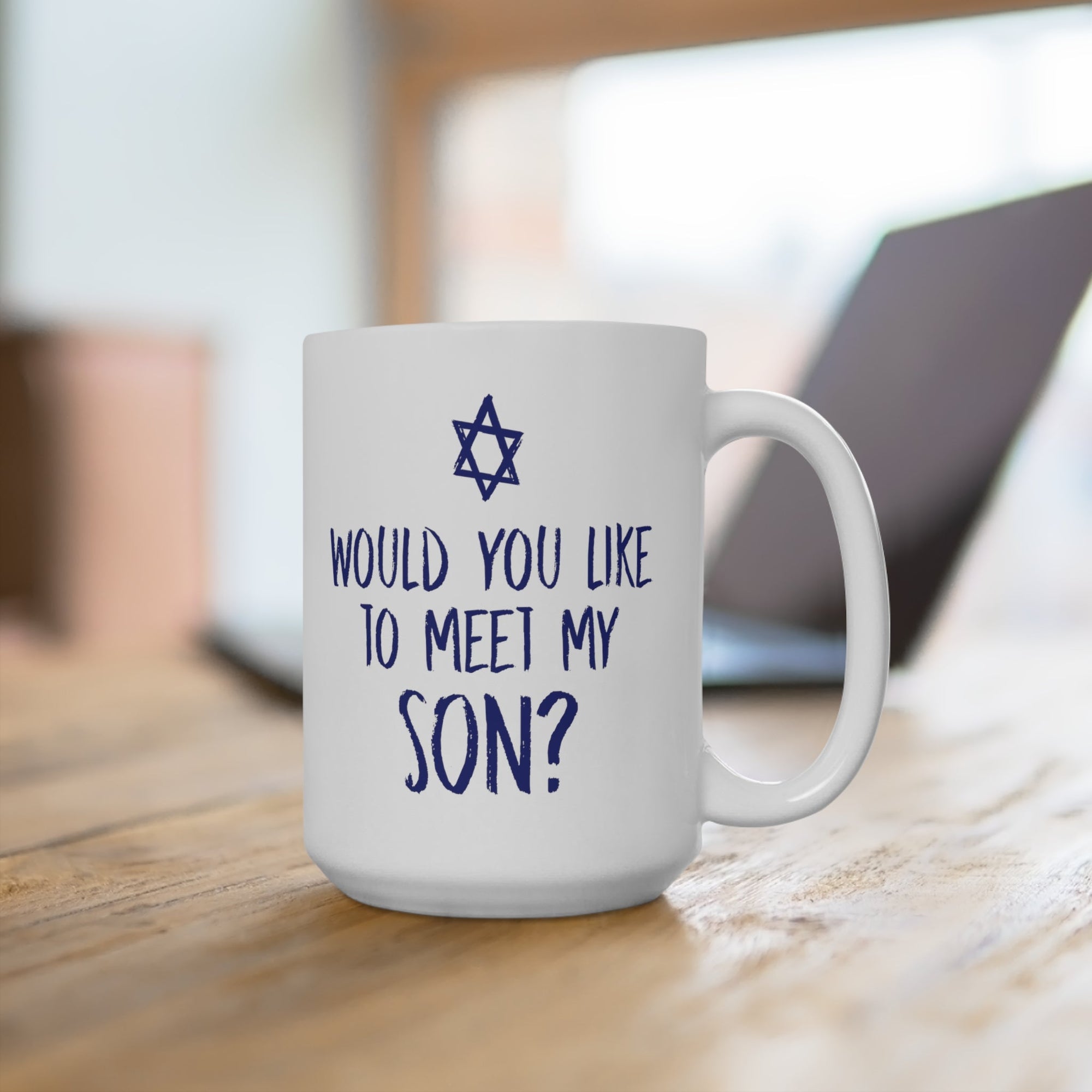 Meet My Son Ceramic Mug - Shop Israel