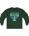 Menorah Long Sleeve T-Shirt - Shop Israel