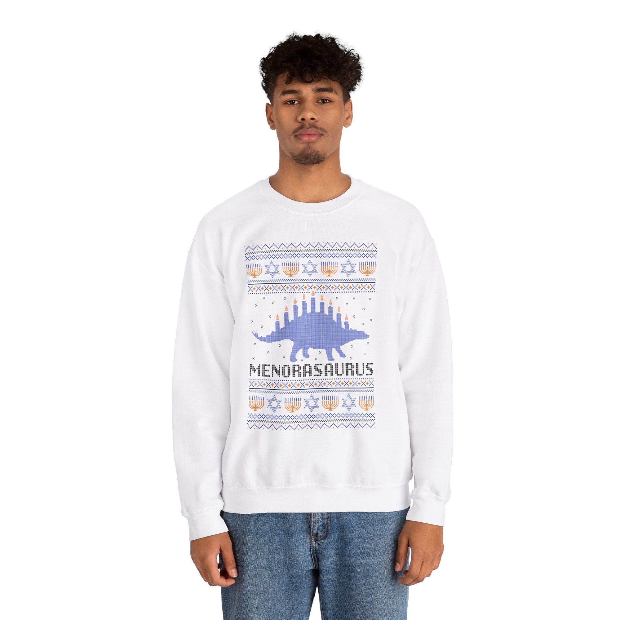 Menorasaurus Ugly Hanukkah Sweater - Shop Israel