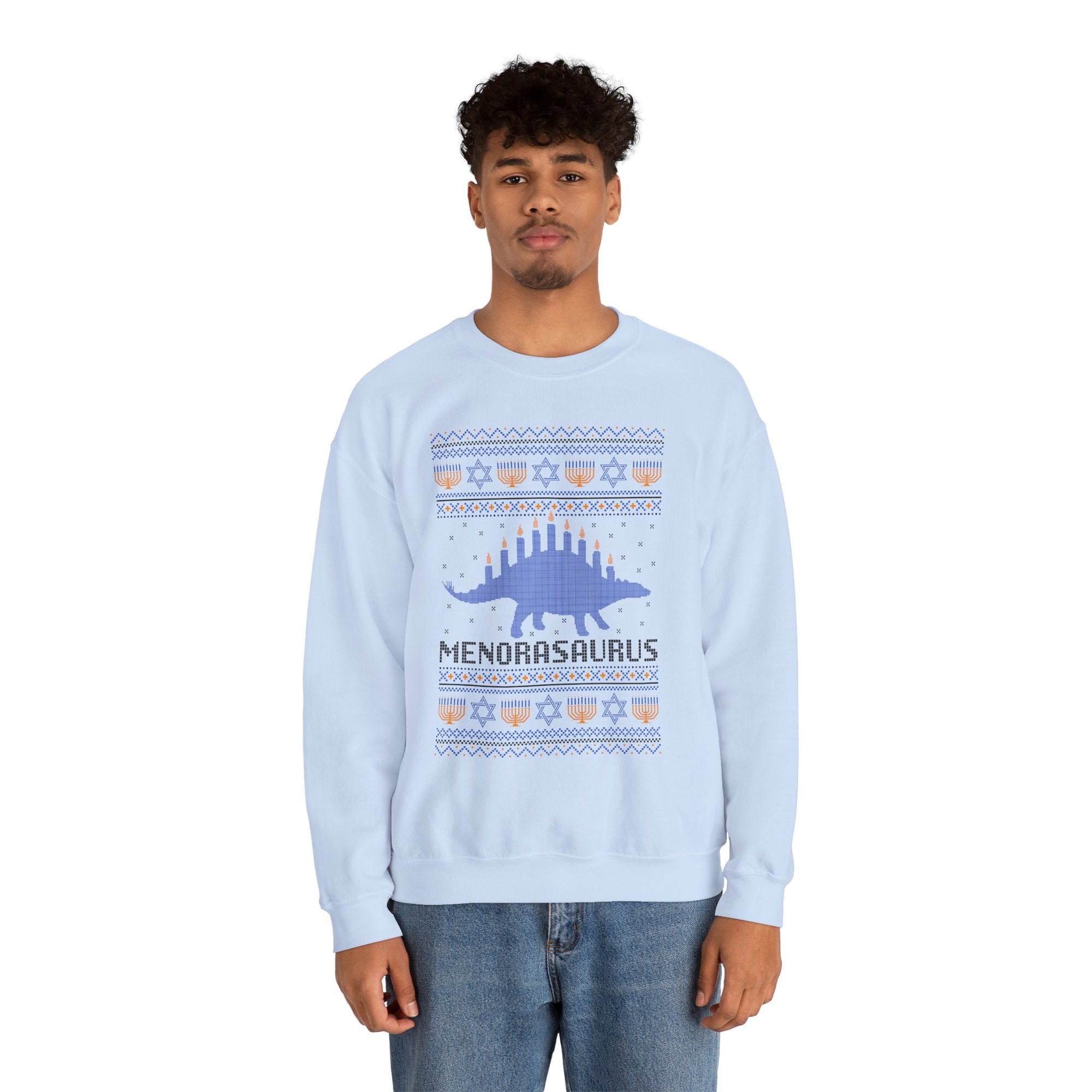 Menorasaurus Ugly Hanukkah Sweater - Shop Israel