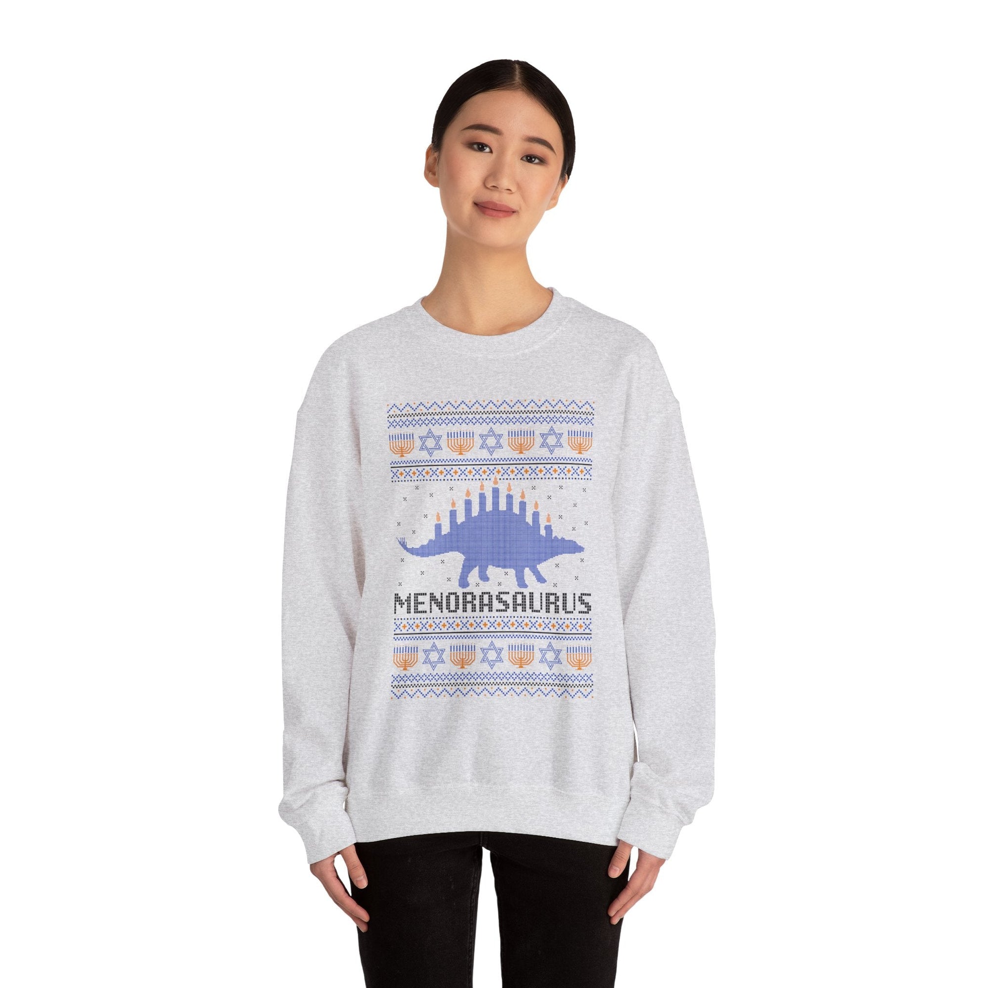 Menorasaurus Ugly Hanukkah Sweater - Shop Israel