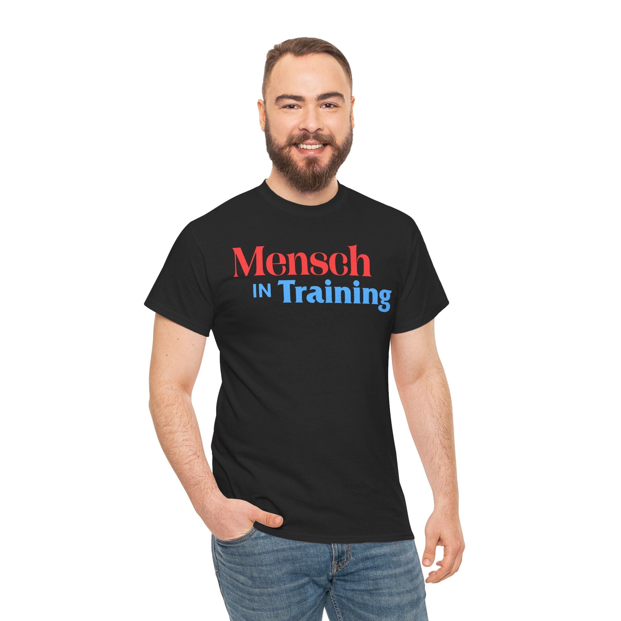 Mensch In Training T-Shirt - Shop Israel