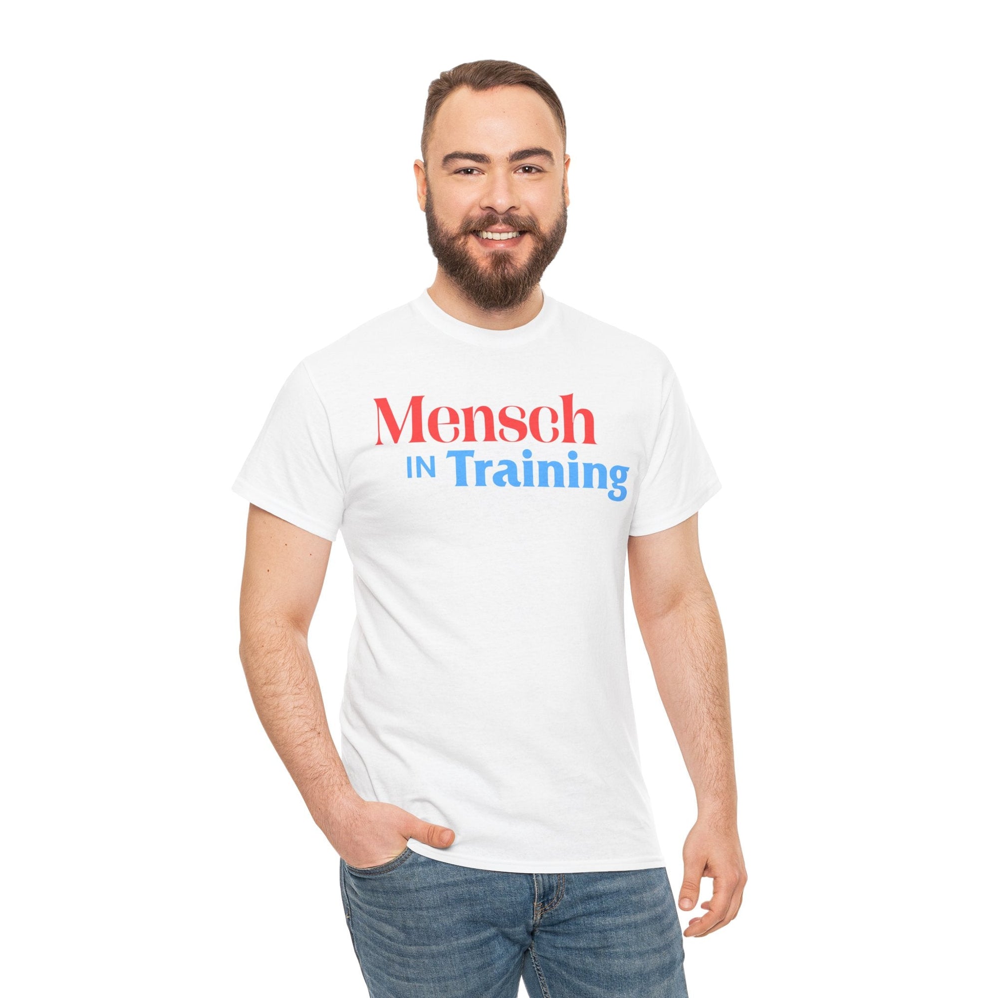 Mensch In Training T-Shirt - Shop Israel