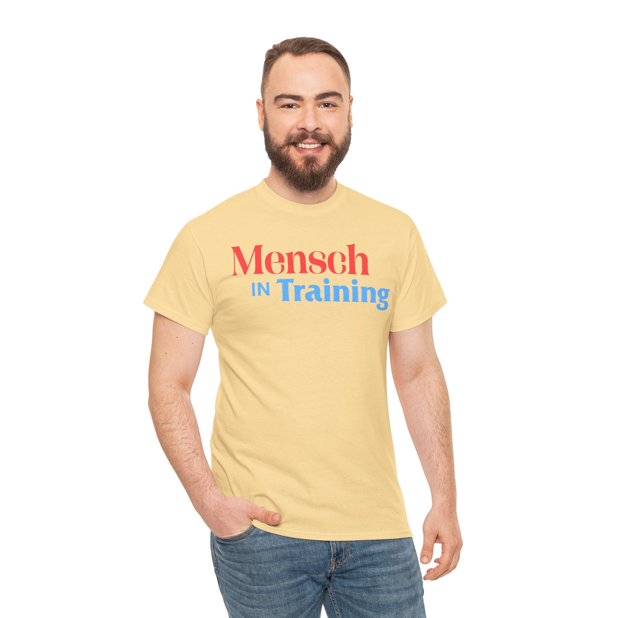 Mensch In Training T-Shirt - Shop Israel