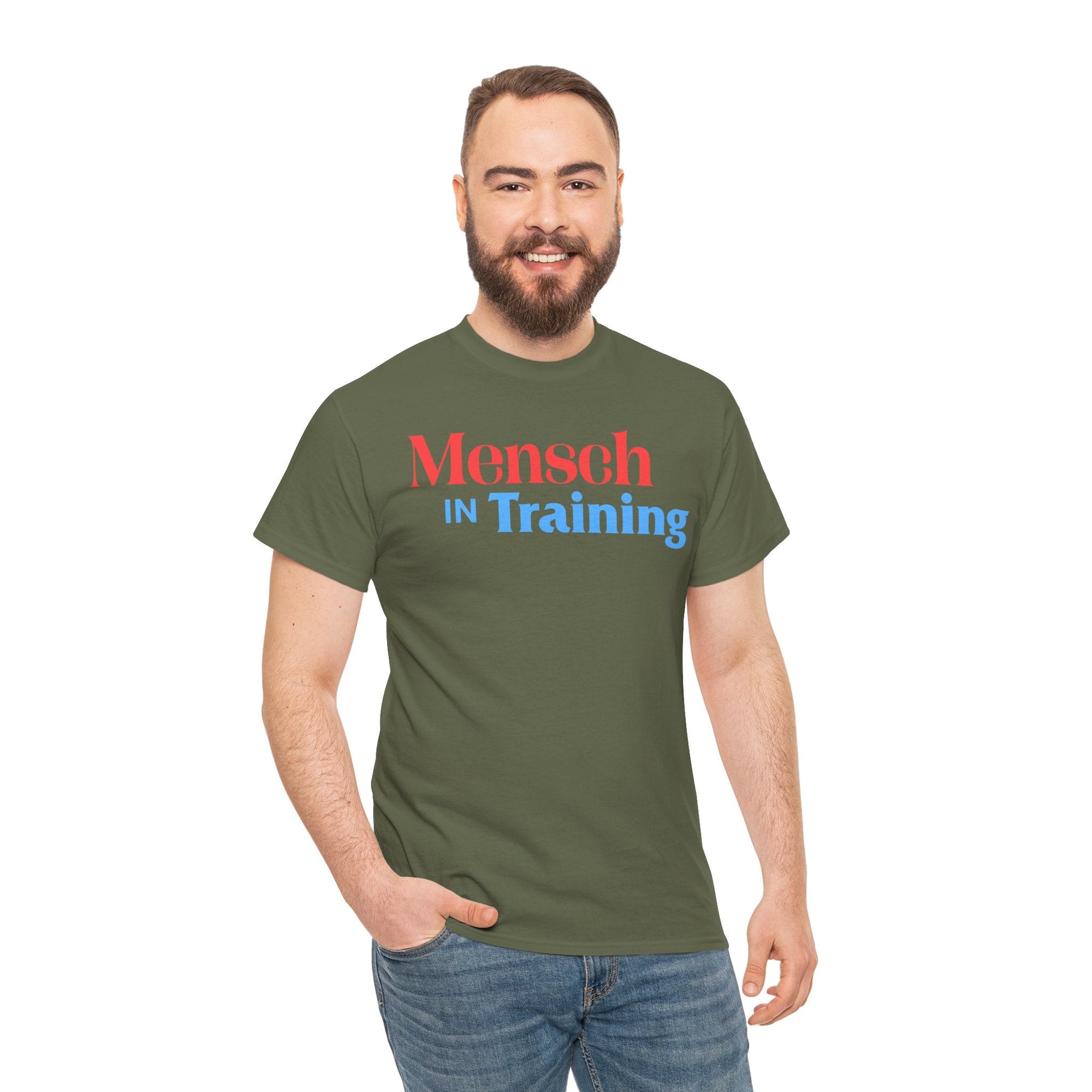 Mensch In Training T-Shirt - Shop Israel