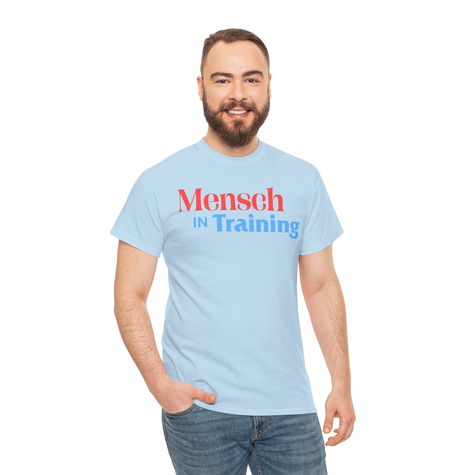 Mensch In Training T-Shirt - Shop Israel