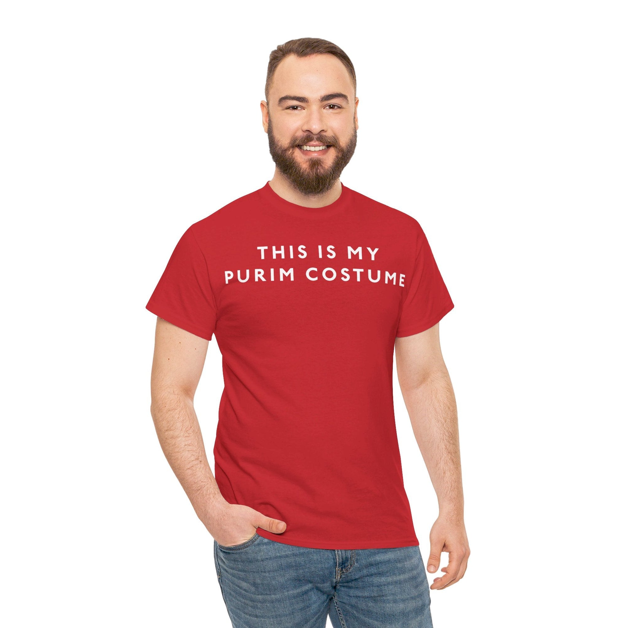 Minimalist Purim T - Shirt - Shop Israel