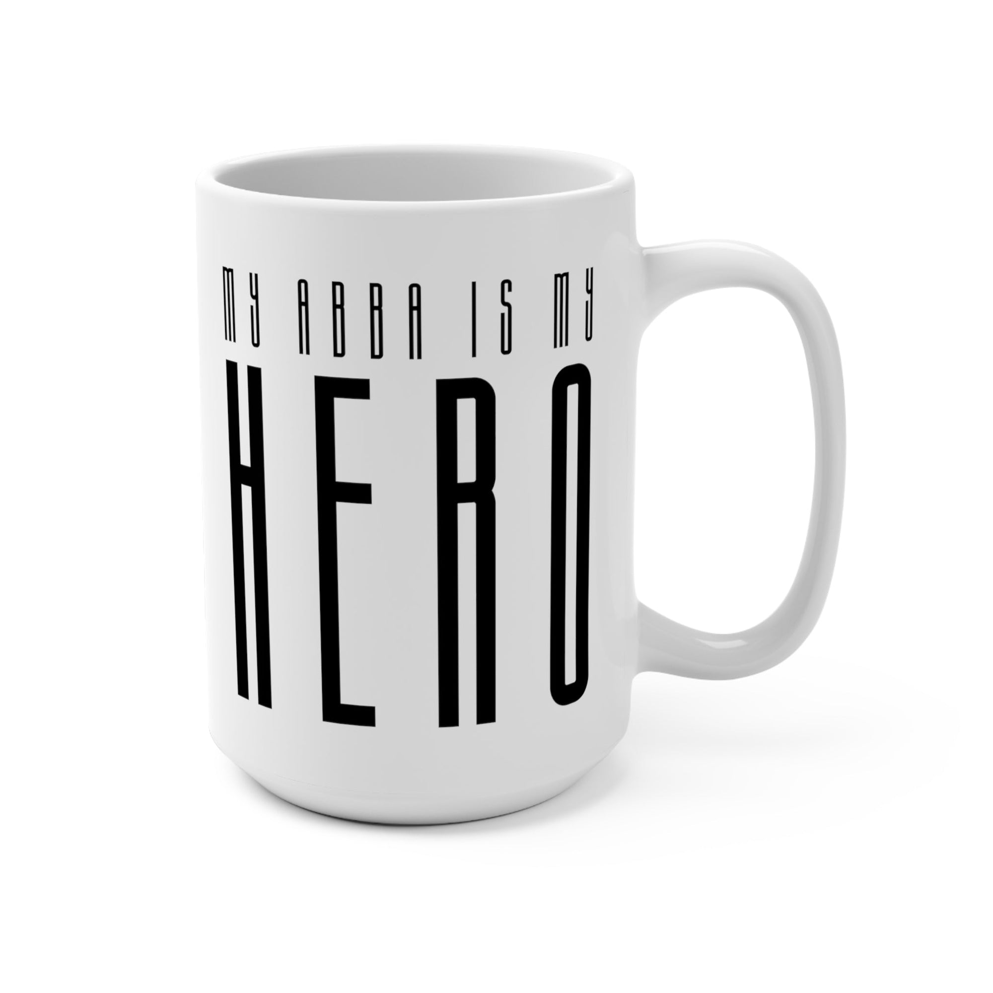 My Abba Is My Hero Mug - Shop Israel