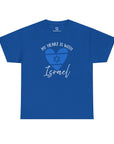 My Heart is with Israel T-Shirt - Shop Israel