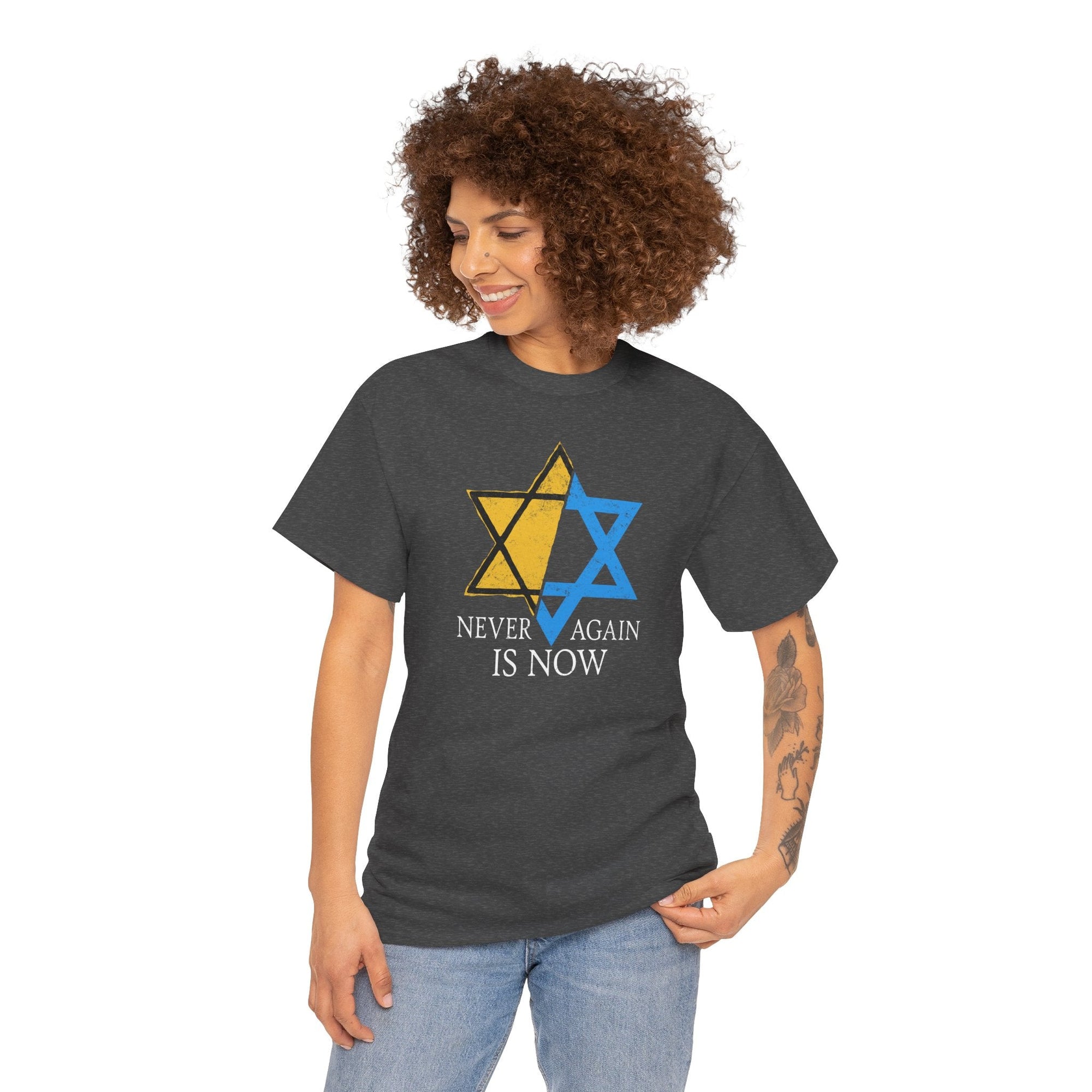 Never Again Star T-Shirt - Shop Israel