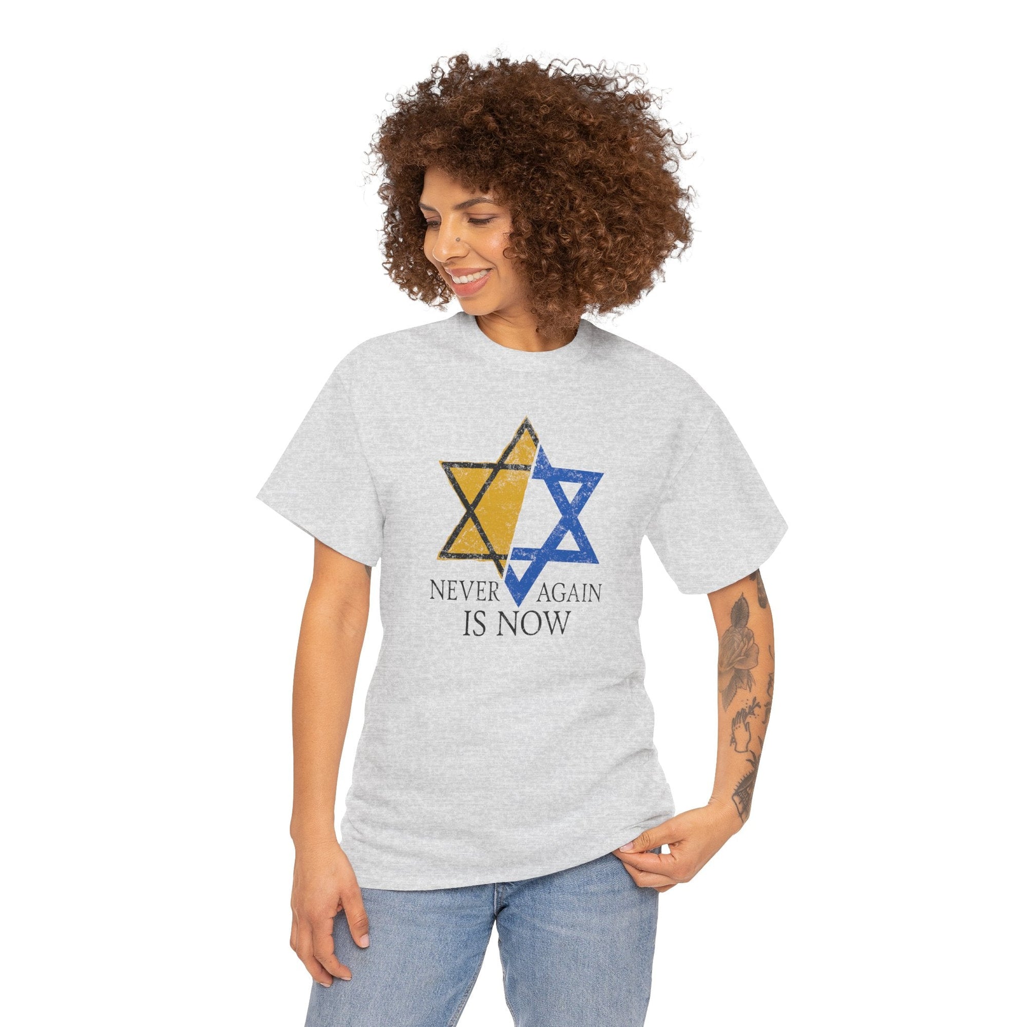 Never Again Star T-Shirt - Shop Israel