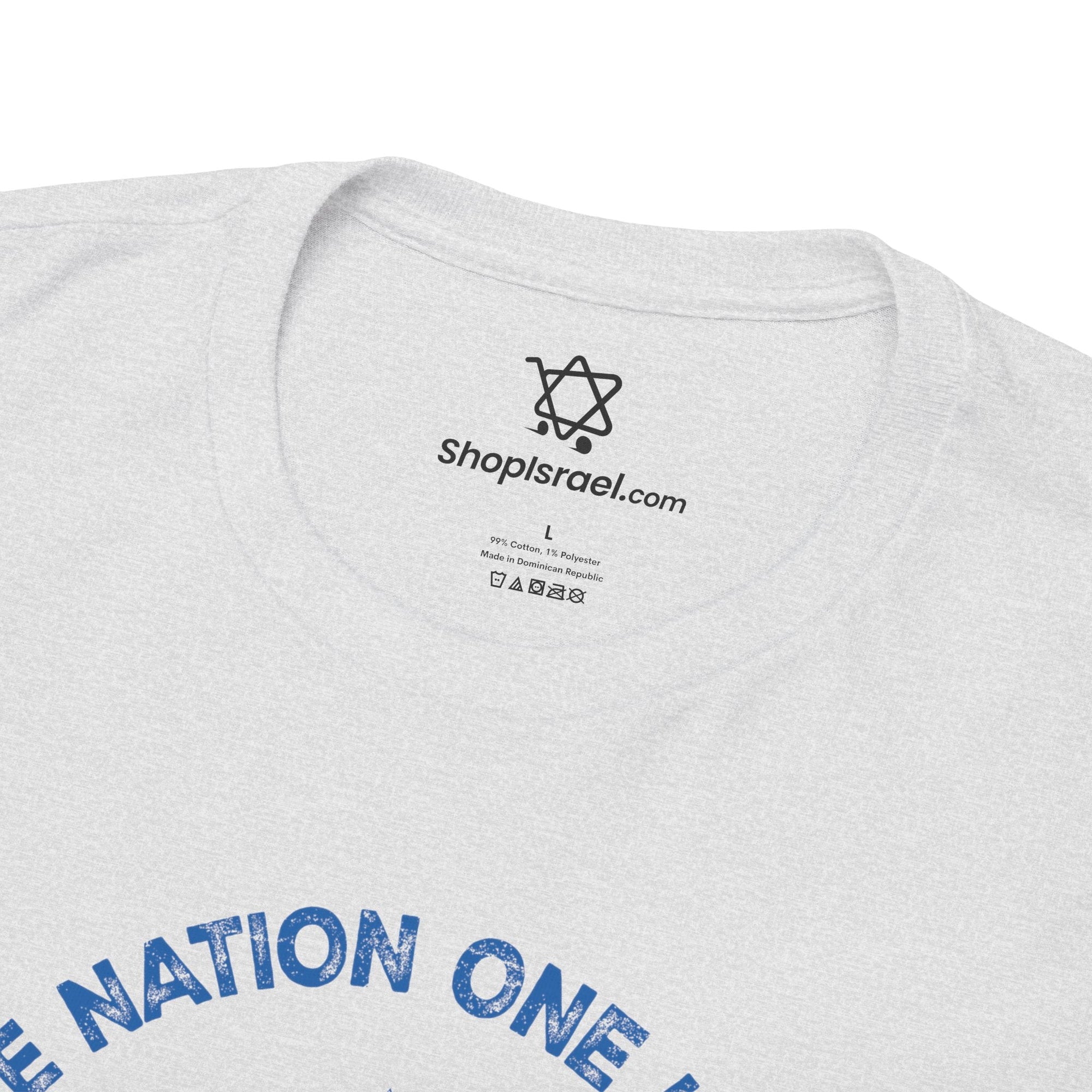 One Nation One Heart T-Shirt - Shop Israel