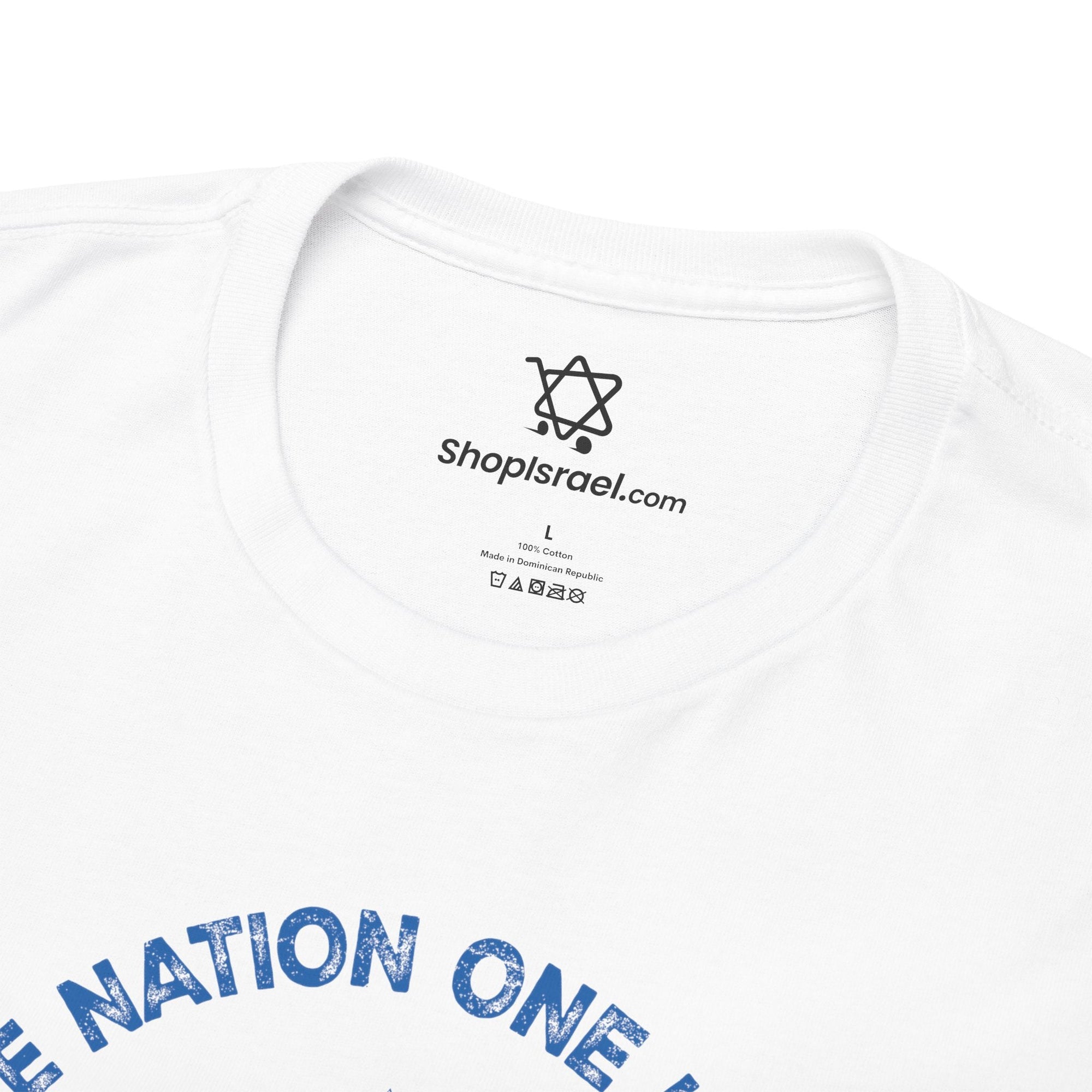 One Nation One Heart T-Shirt - Shop Israel