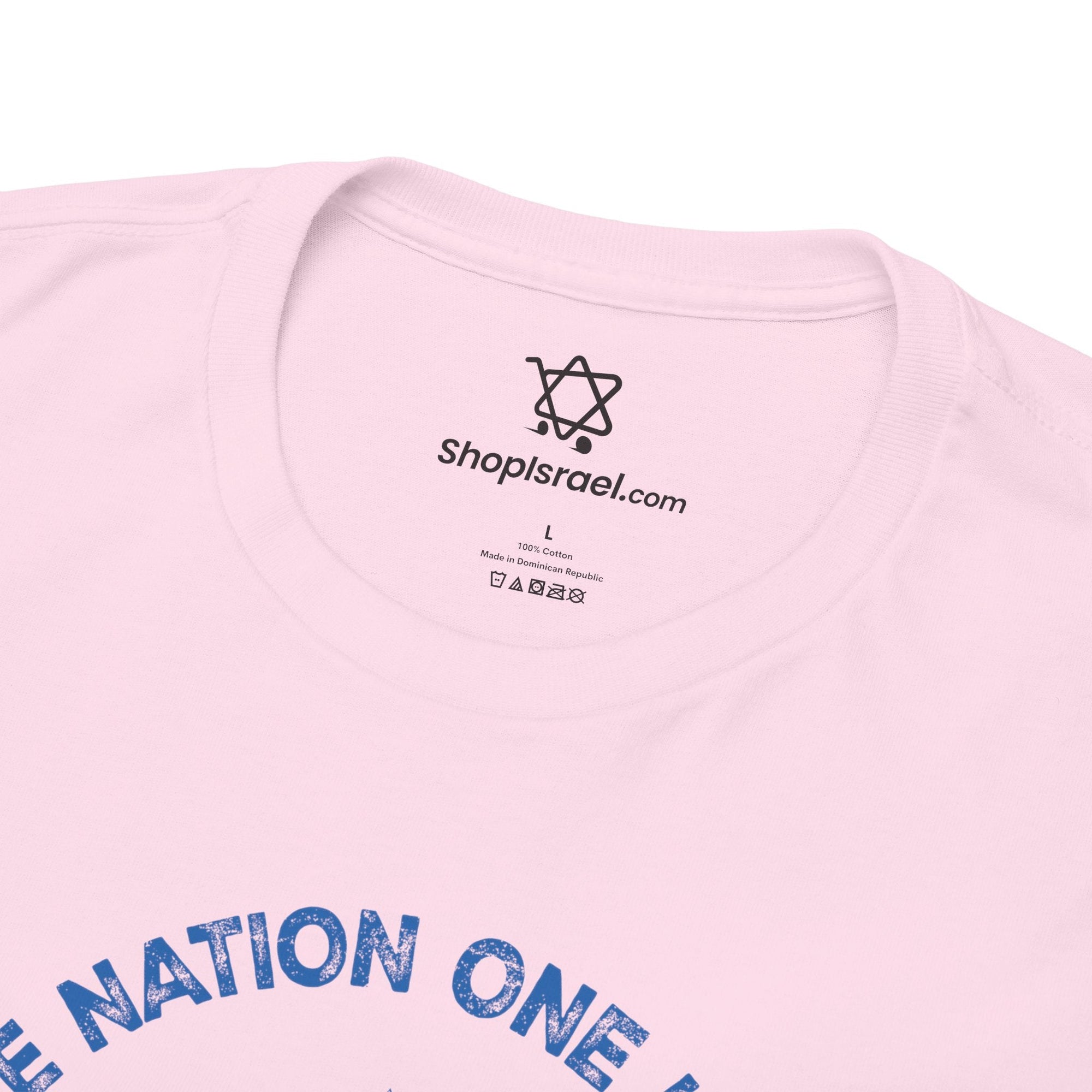 One Nation One Heart T-Shirt - Shop Israel