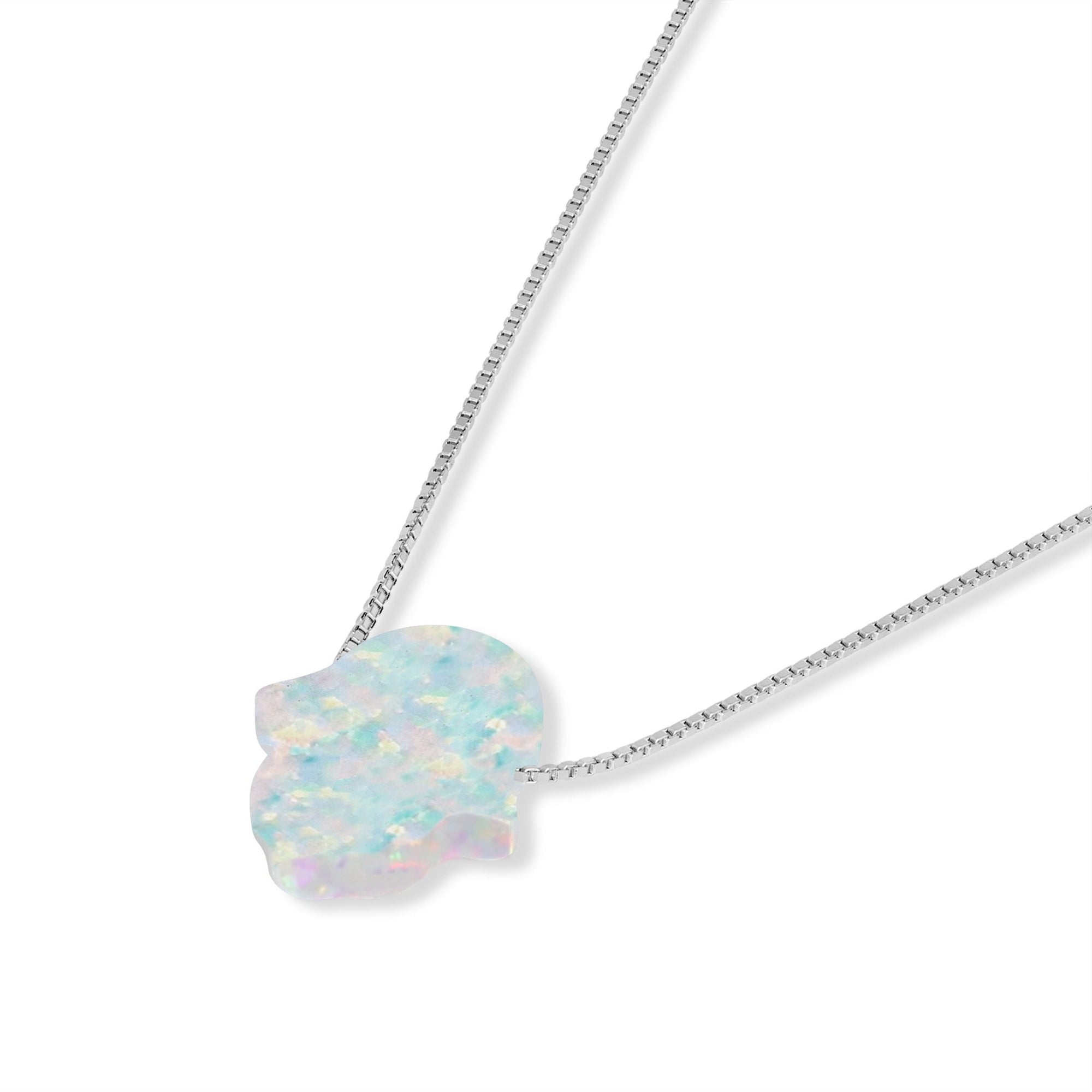 Opal Hamsa Necklace - Shop Israel