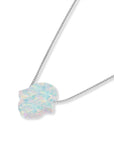 Opal Hamsa Necklace - Shop Israel