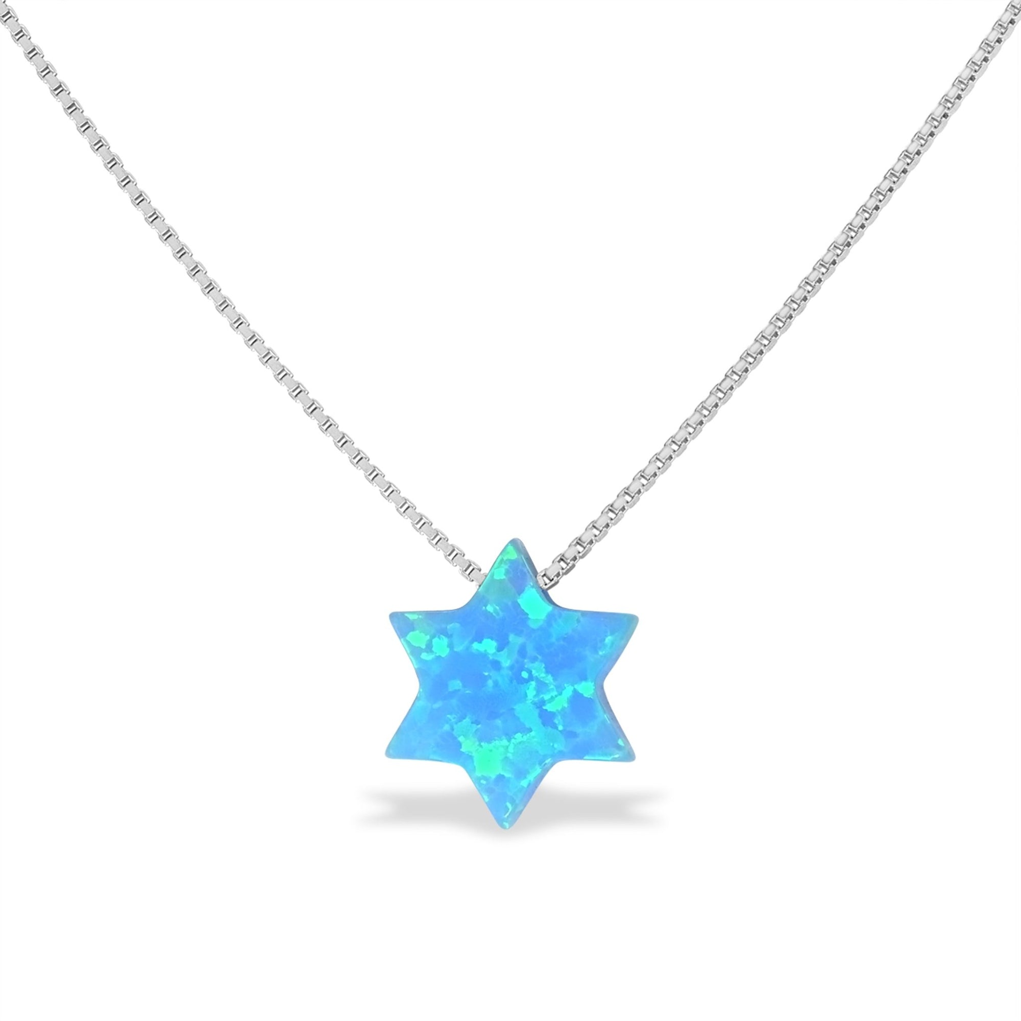 Opal Star of David Necklace - Shop Israel