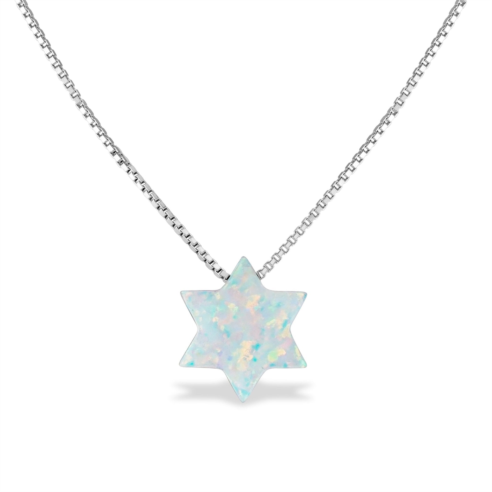 Opal Star of David Necklace - Shop Israel