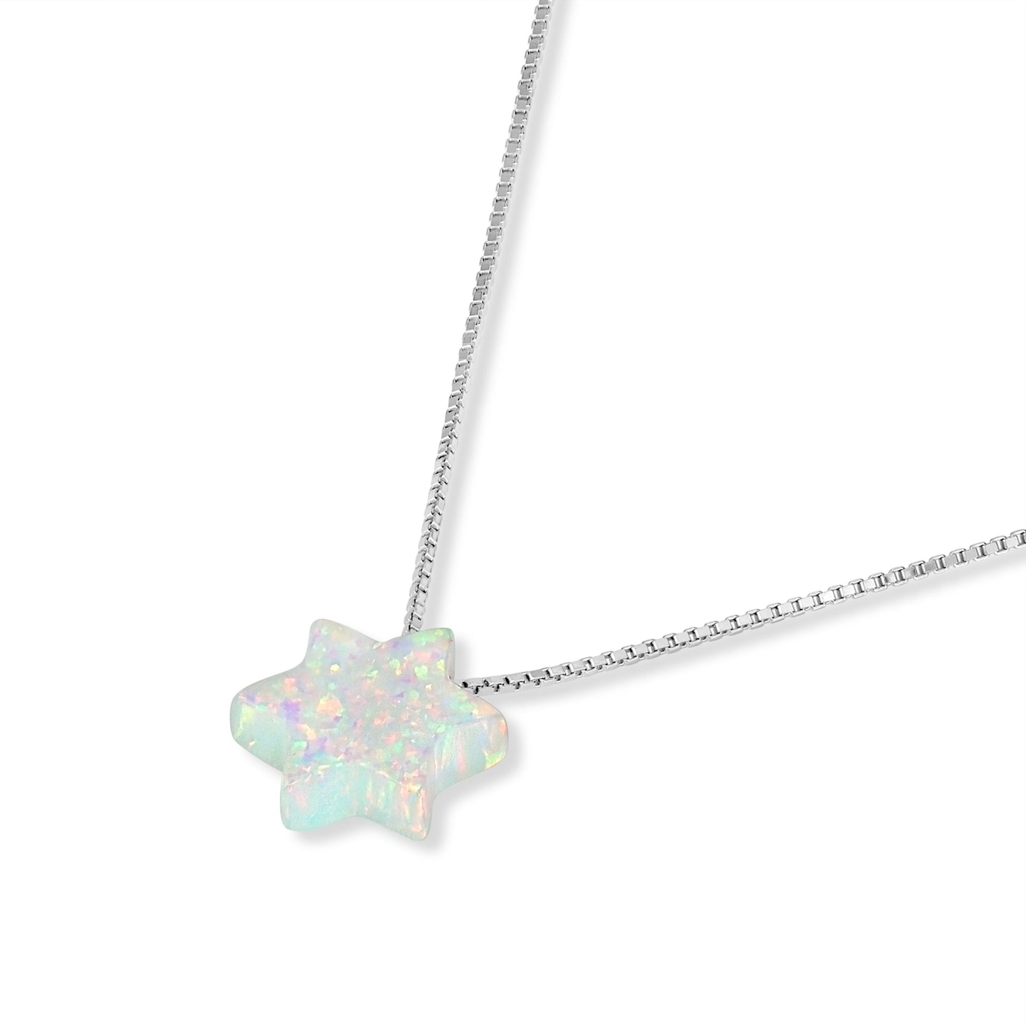 Opal Star of David Necklace - Shop Israel