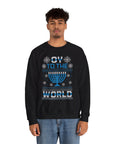 Oy To The World Ugly Hanukkah Sweater - Shop Israel