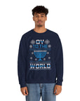 Oy To The World Ugly Hanukkah Sweater - Shop Israel