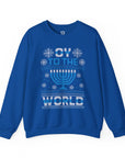 Oy To The World Ugly Hanukkah Sweater - Shop Israel