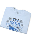 Oy To The World Ugly Hanukkah Sweater - Shop Israel