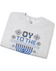 Oy To The World Ugly Hanukkah Sweater - Shop Israel