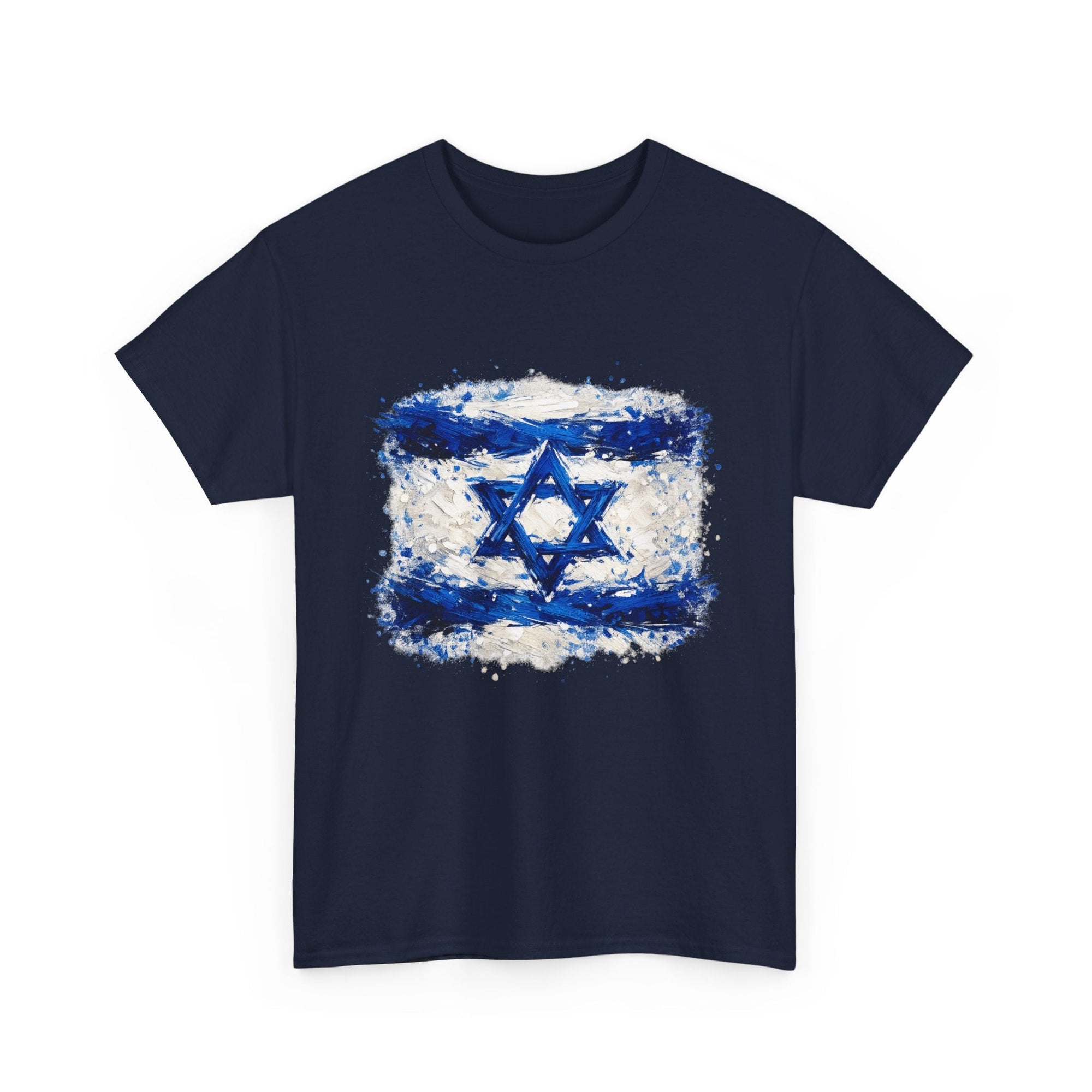 Painted Israeli Flag T-Shirt - Shop Israel