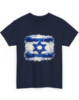 Painted Israeli Flag T-Shirt - Shop Israel