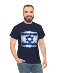 Painted Israeli Flag T-Shirt - Shop Israel