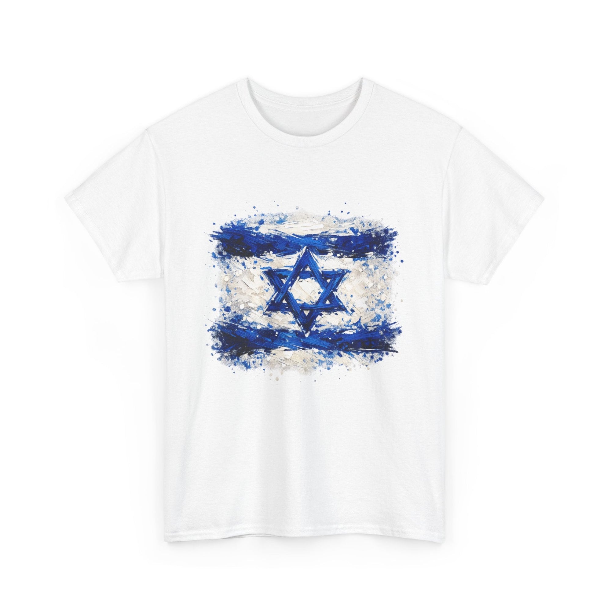 Painted Israeli Flag T-Shirt - Shop Israel