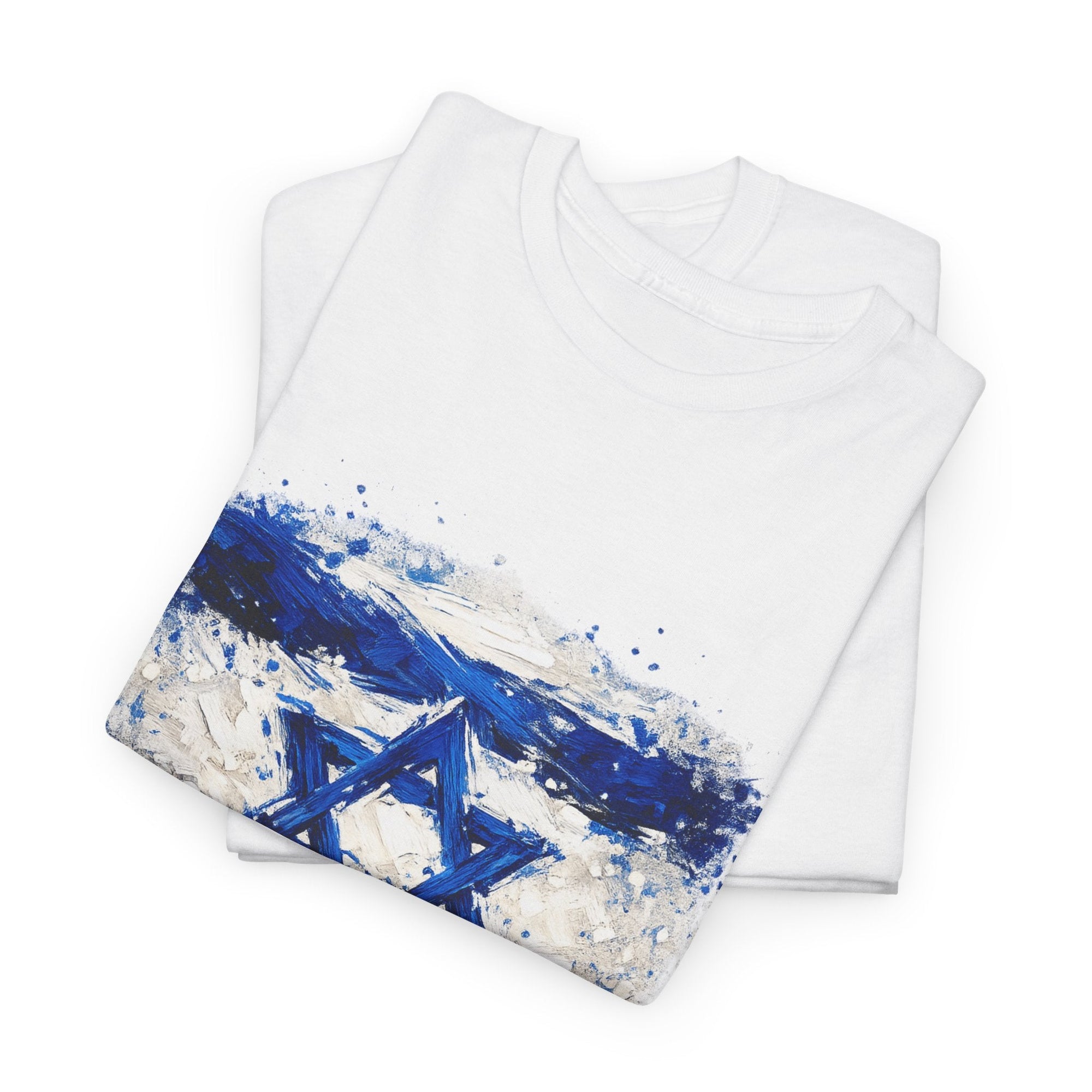 Painted Israeli Flag T-Shirt - Shop Israel