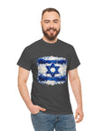Painted Israeli Flag T-Shirt - Shop Israel