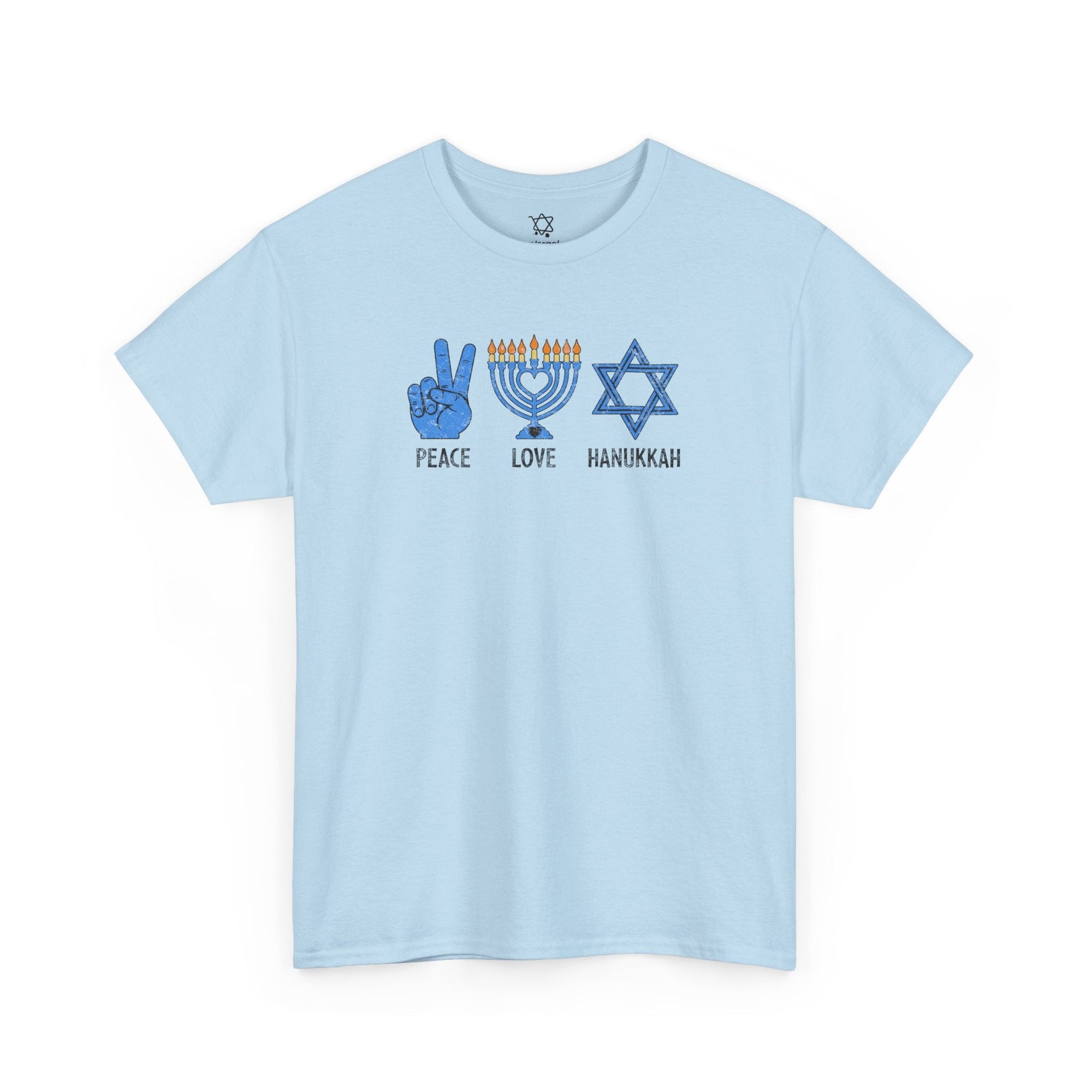 Peace Love Hanukkah T-Shirt - Shop Israel