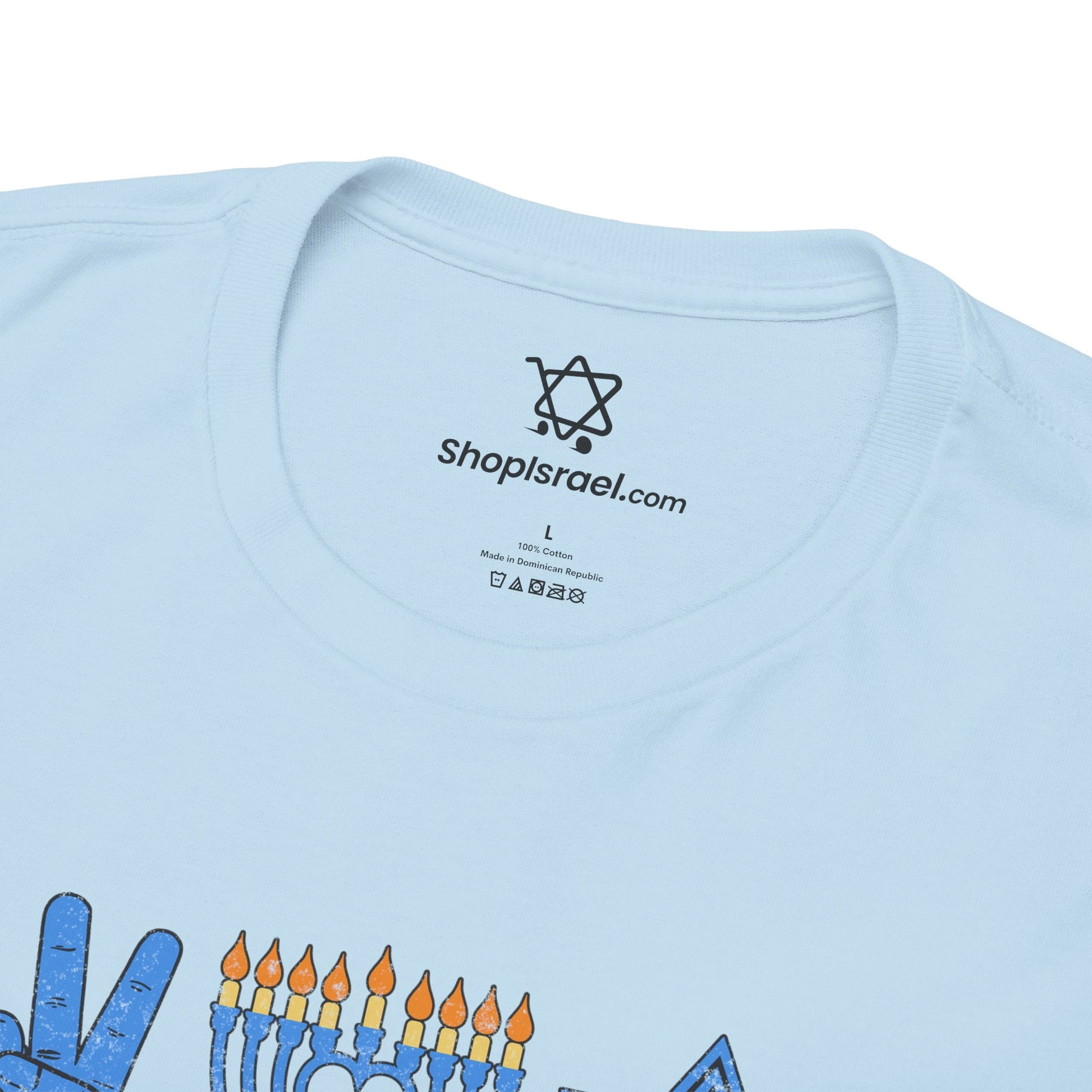 Peace Love Hanukkah T-Shirt - Shop Israel