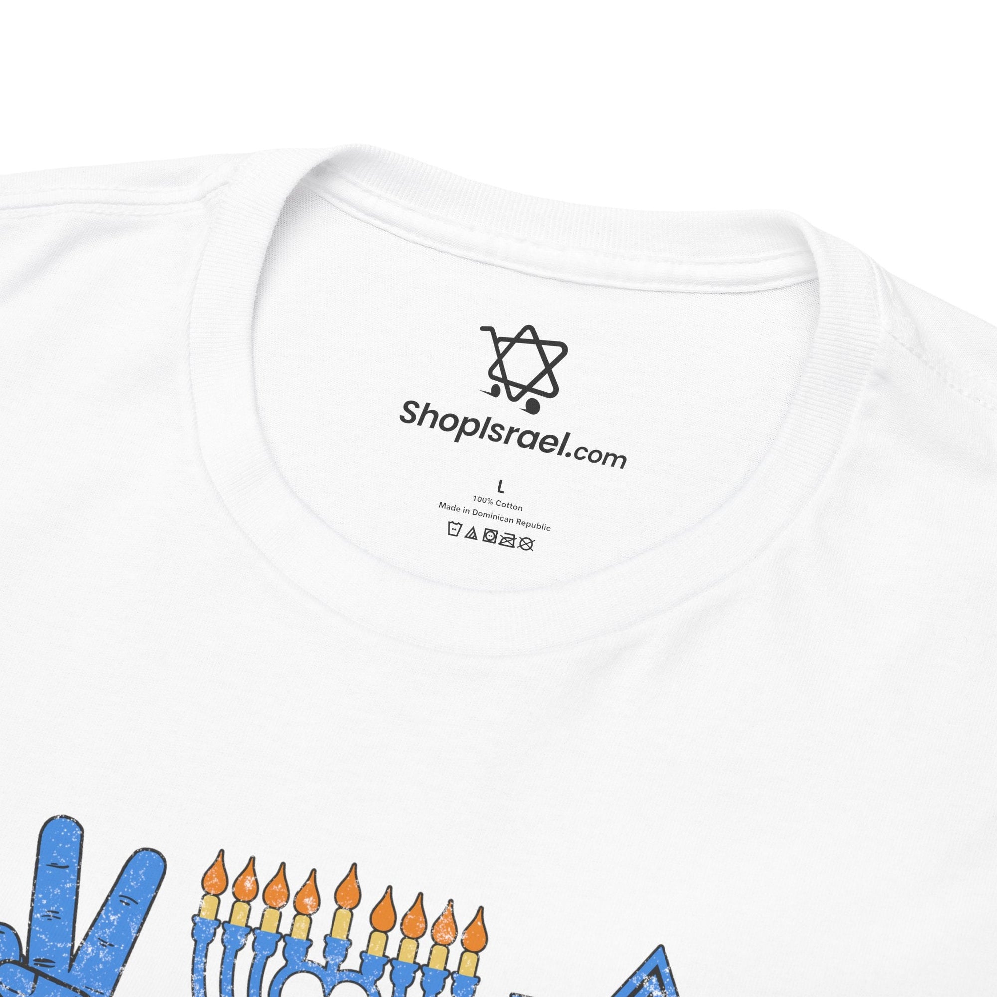 Peace Love Hanukkah T-Shirt - Shop Israel