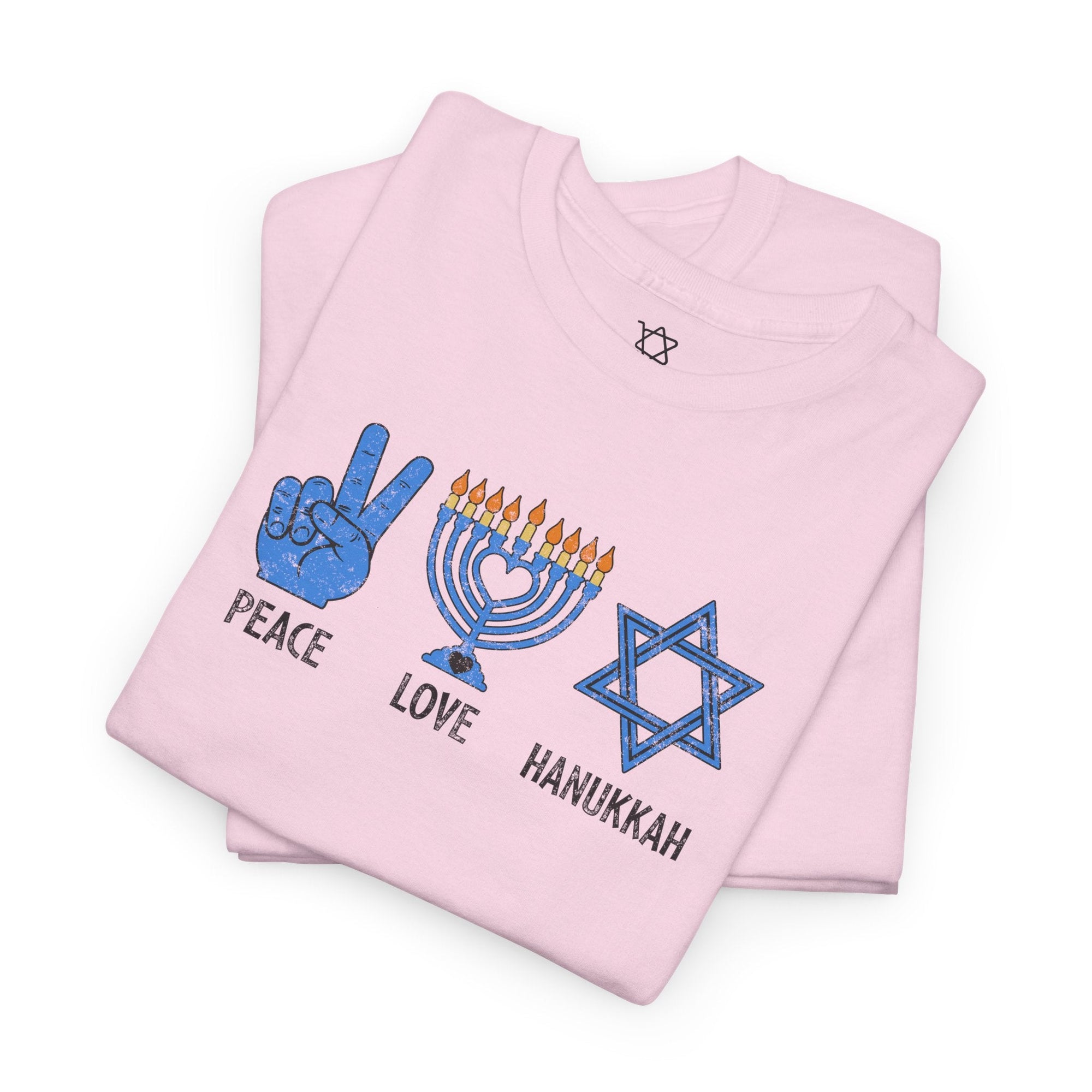 Peace Love Hanukkah T-Shirt - Shop Israel