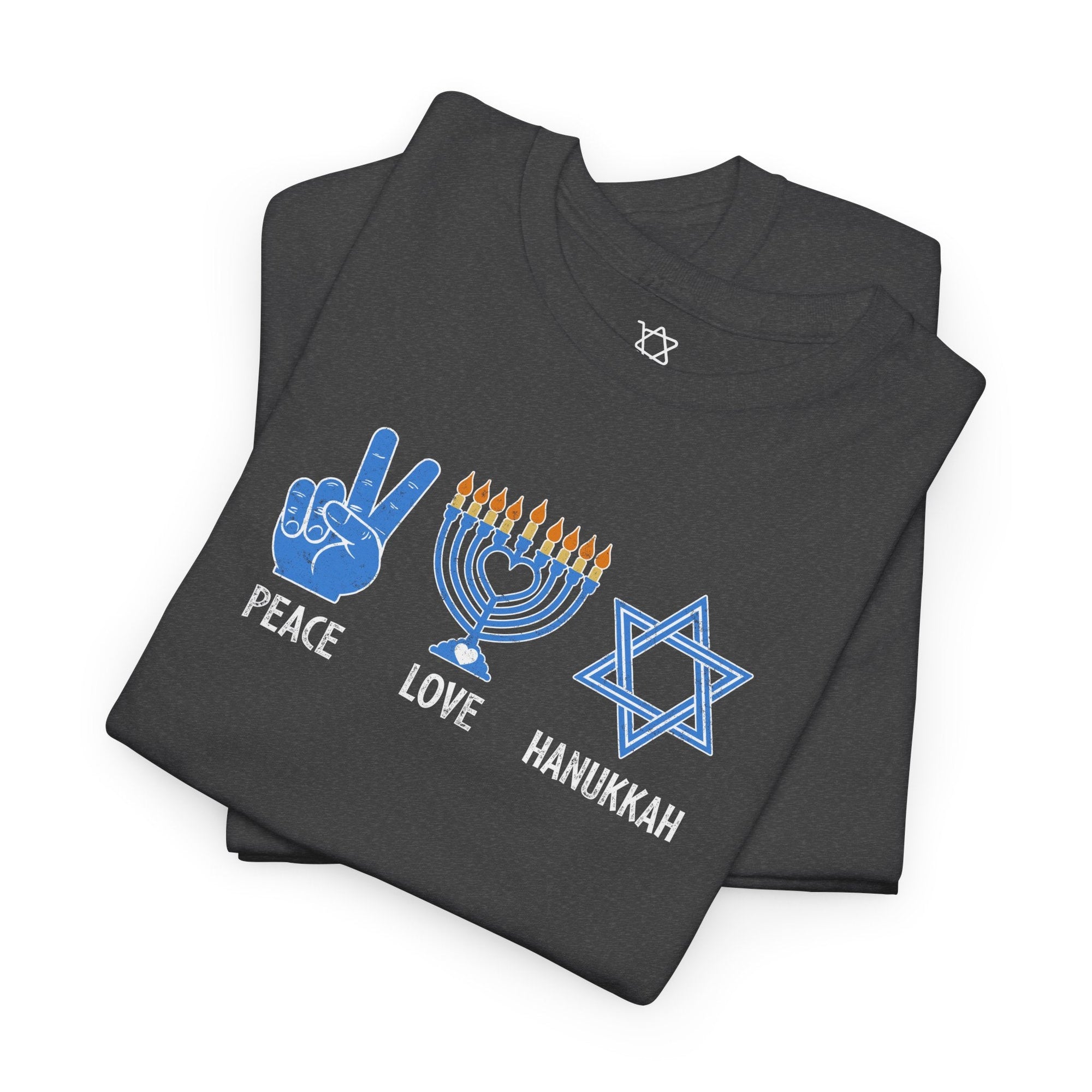 Peace Love Hanukkah T-Shirt - Shop Israel