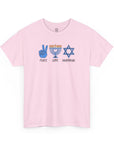 Peace Love Hanukkah T-Shirt - Shop Israel