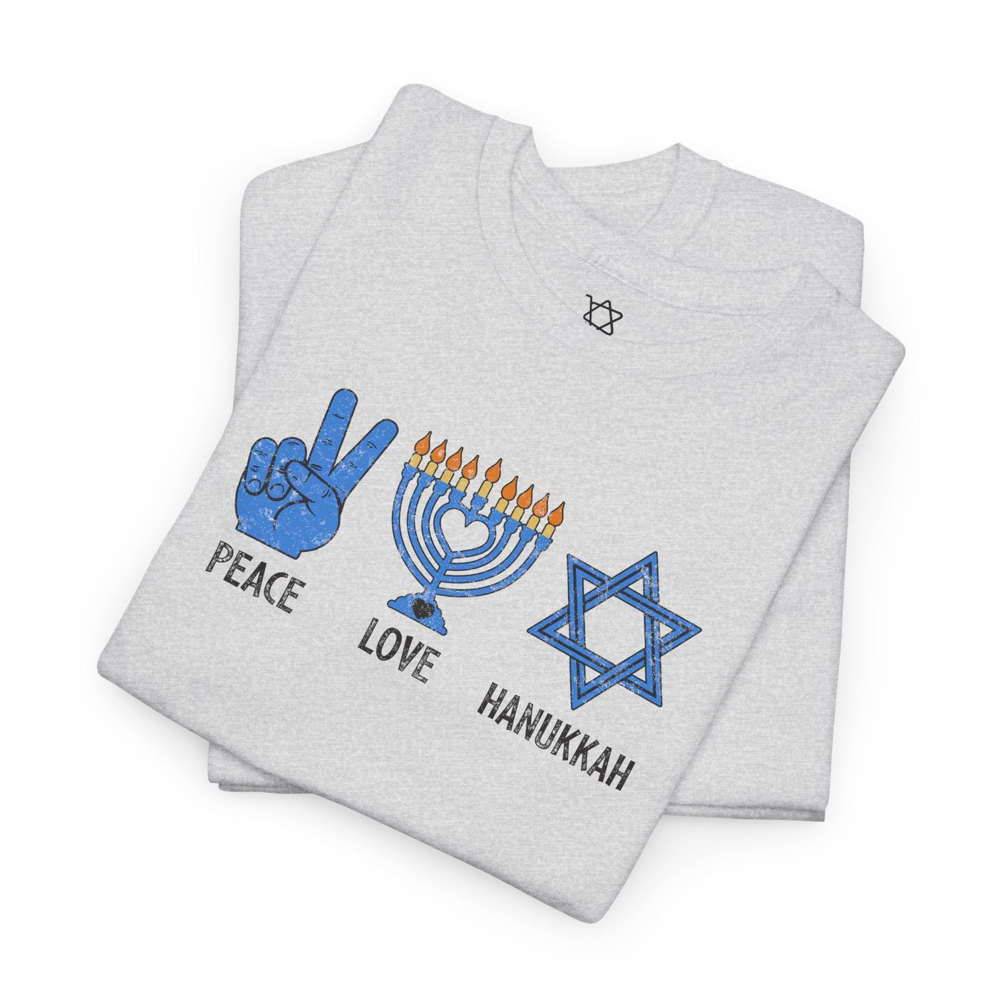 Peace Love Hanukkah T-Shirt - Shop Israel