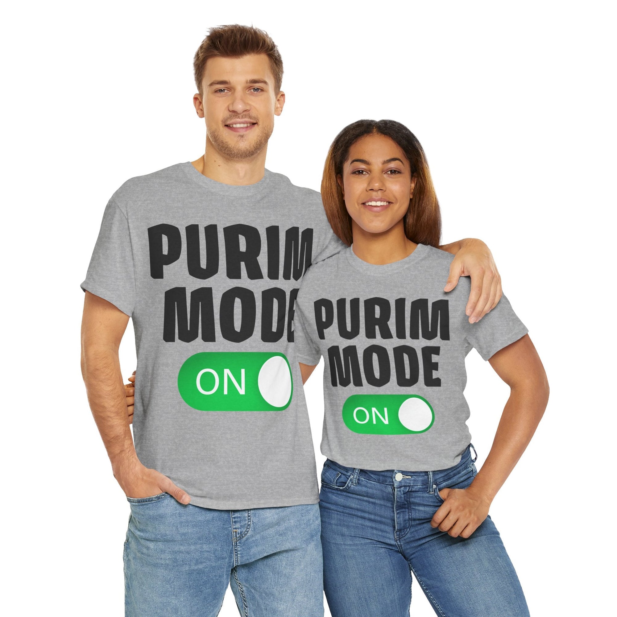 &quot;Purim Mode On&quot; T-Shirt - Shop Israel