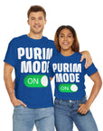 "Purim Mode On" T-Shirt - Shop Israel