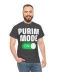 "Purim Mode On" T-Shirt - Shop Israel