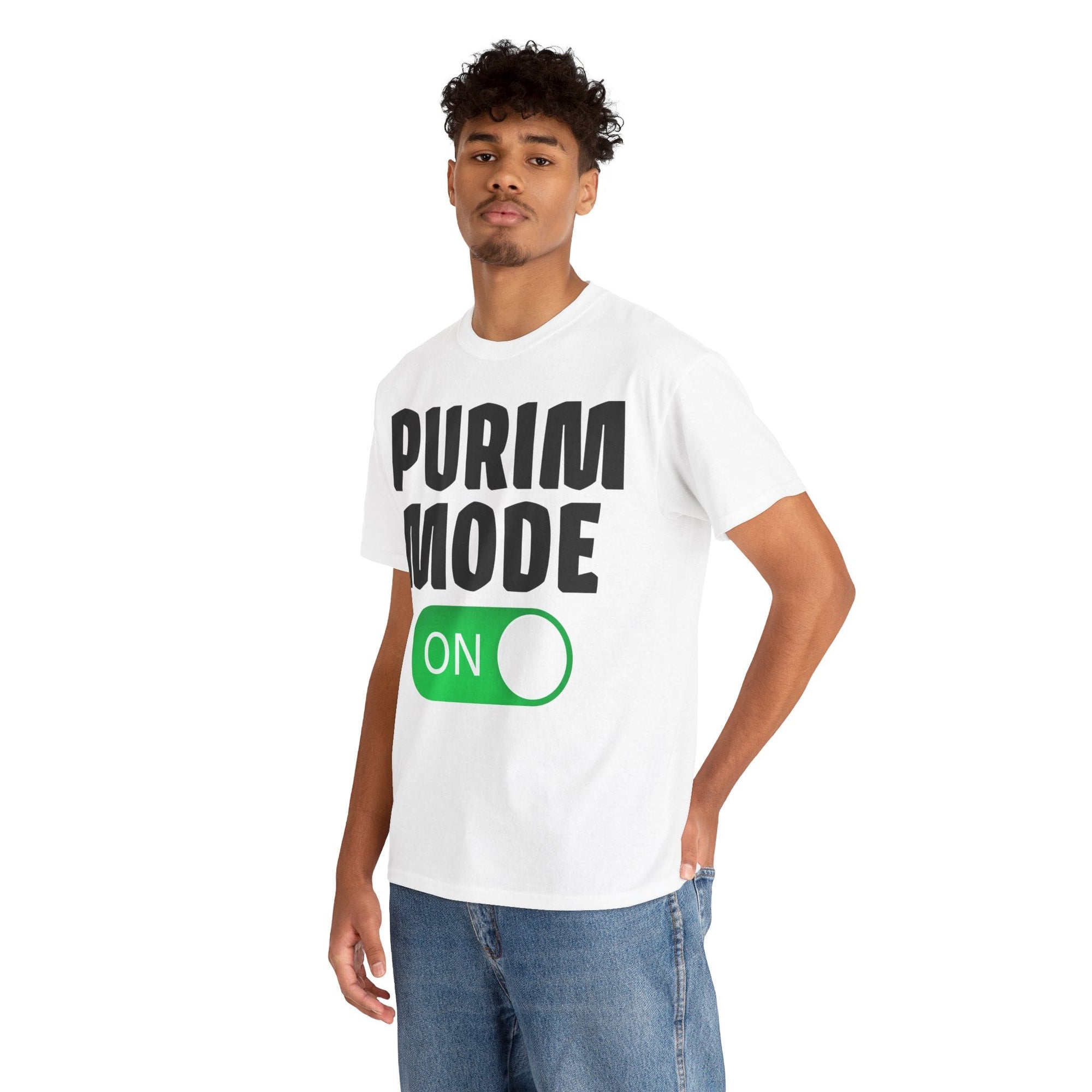 &quot;Purim Mode On&quot; T-Shirt - Shop Israel