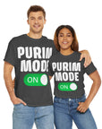 "Purim Mode On" T-Shirt - Shop Israel