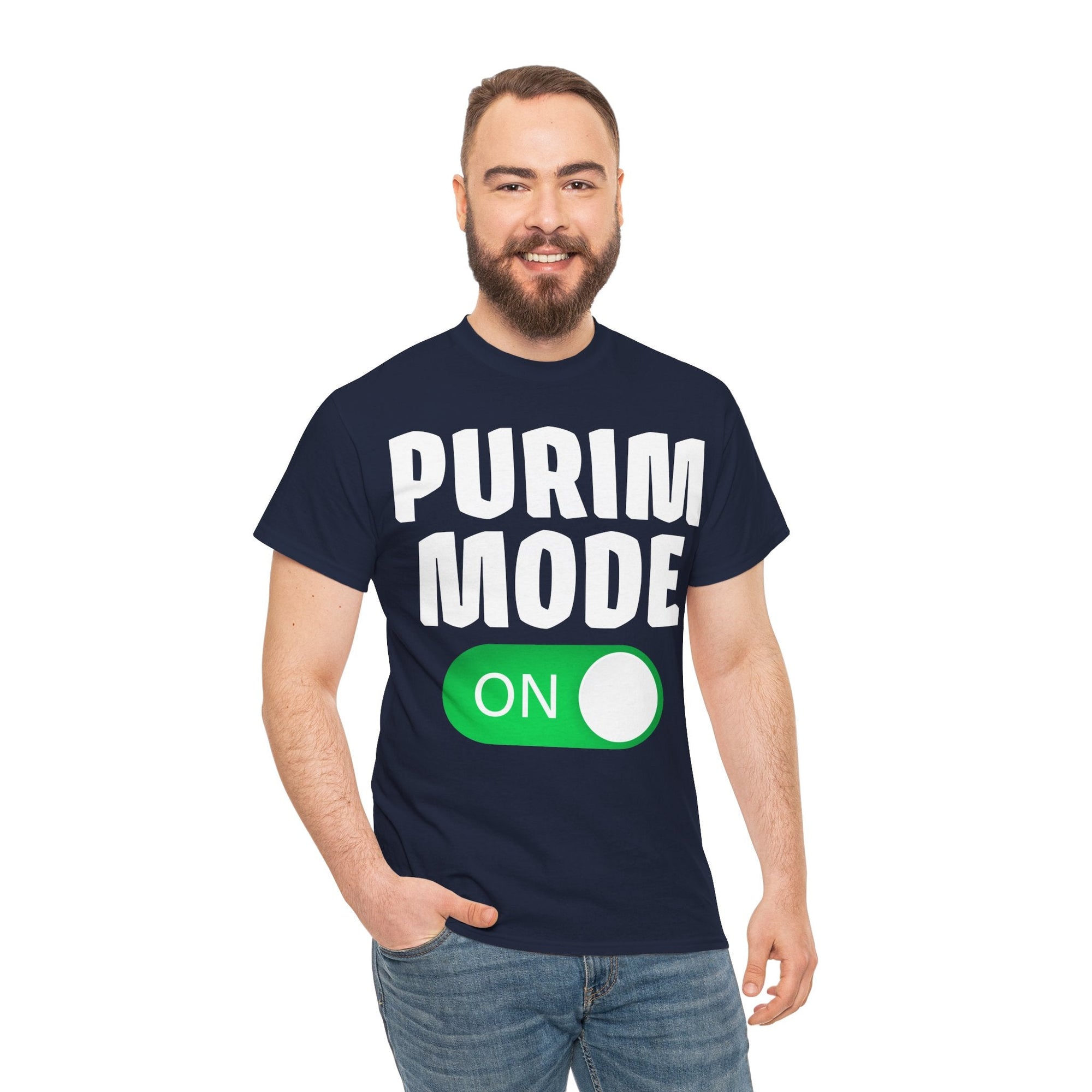 &quot;Purim Mode On&quot; T-Shirt - Shop Israel