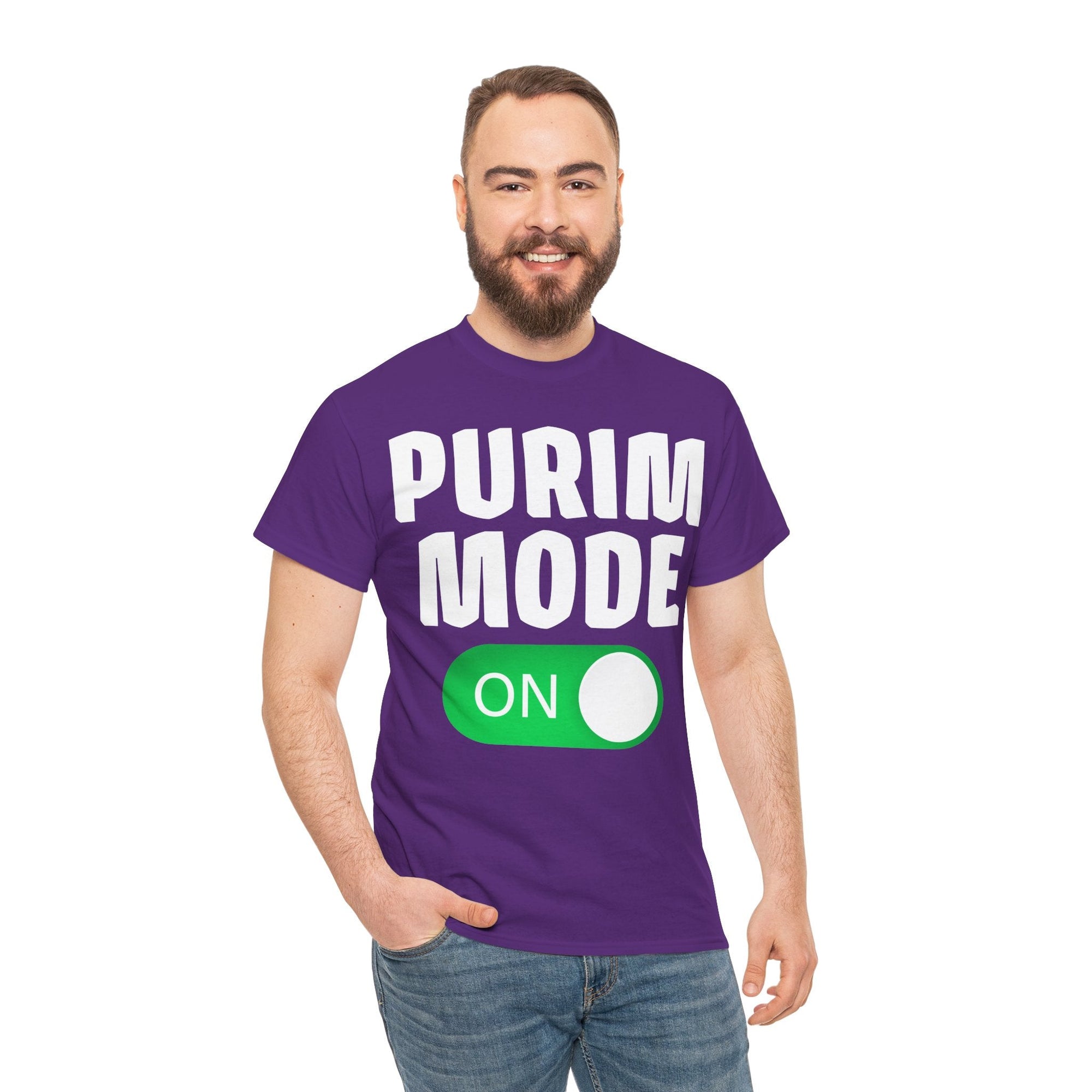 &quot;Purim Mode On&quot; T-Shirt - Shop Israel