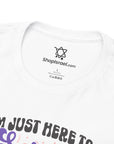 Purim Spin Groggers Sip Wine T-Shirt - Shop Israel